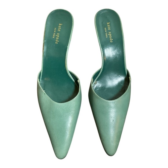 kate spade Shoes - Kate Spade Women’s Green Sandals Shoes heels Mules Size 8.5